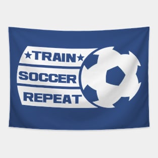 Train Soccer Repeat championship shirt Tapestry