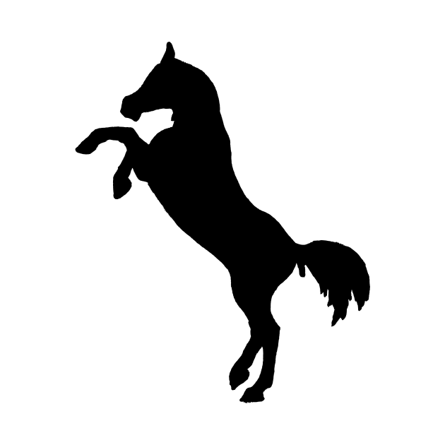 Black pony shadow by Shyflyer