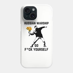 russian warship glory to ukraine Phone Case