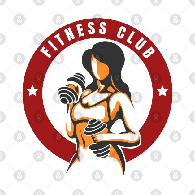 Fitness Club Color emblem by devaleta