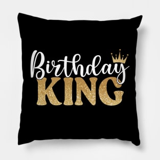 Birthday King Crowned Pillow