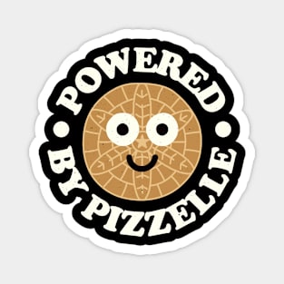 Powered By Pizzelle - Italian Waffle Cookies Magnet