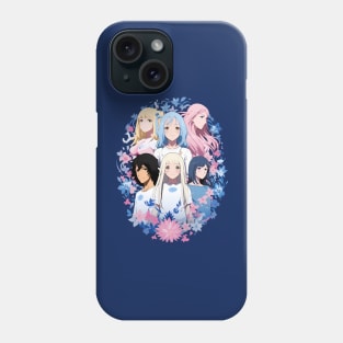 anohana fanart anime graphic tee Phone Case