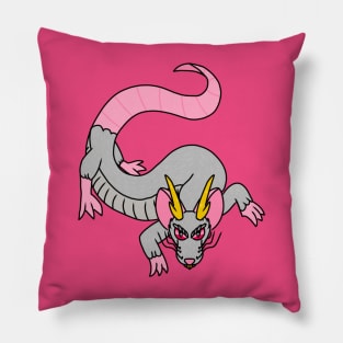 Rat Dragon (Full Color Version) Pillow