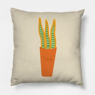 Cute Snake Plant Pillow