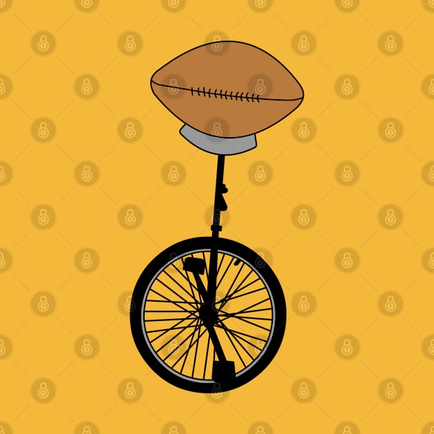 Unicycle Football by Barthol Graphics