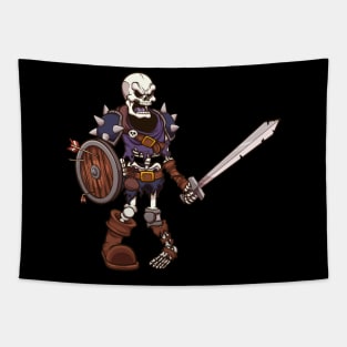 Skeleton Warrior Tapestry