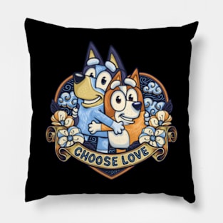 bluey love Pillow