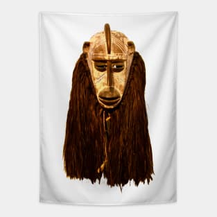 African Mask / Swiss Artwork Photography Tapestry