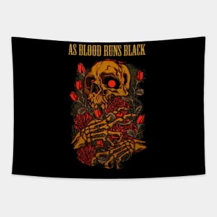 AS BLOOD RUNS BLACK BAND MERCHANDISE Tapestry