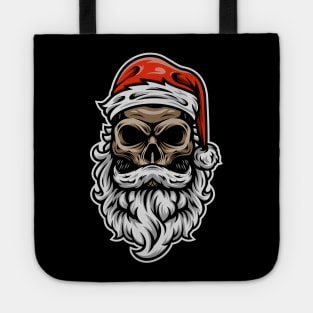 Evil Skull Santa Claus Tote