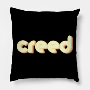 vintage color creed Pillow