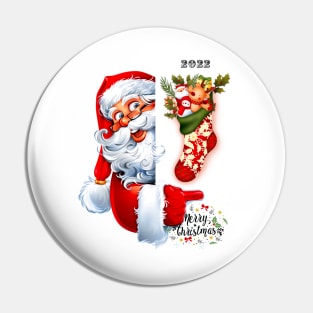 Santa clause 2022 Pin