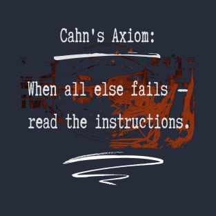 Read Instructions. Humor Collection T-Shirt