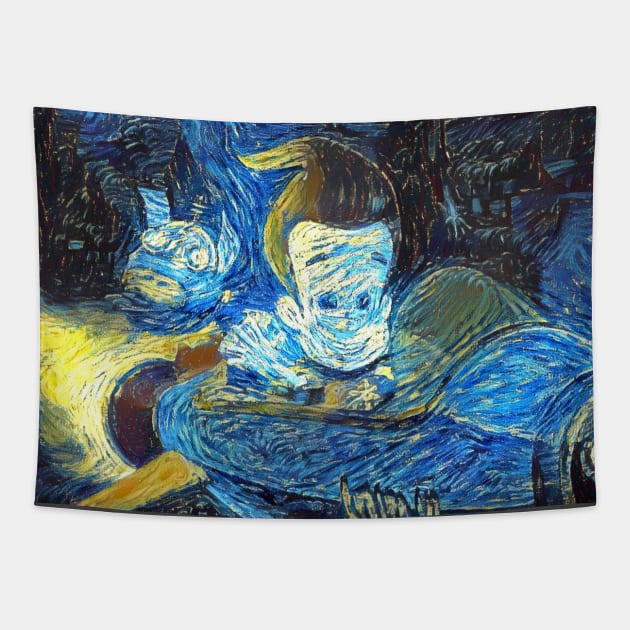 Jimmy Neutron and Goodard Starry Night Tapestry by Starry Night