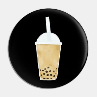 Brown Sugar Boba Tea Pin