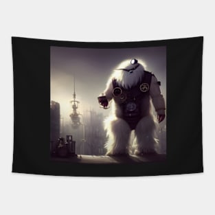 Yeti in the City Tapestry