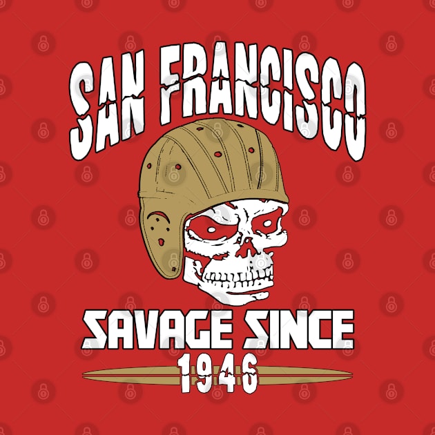 San Francisco Pro Football - Classic Grunge by FFFM