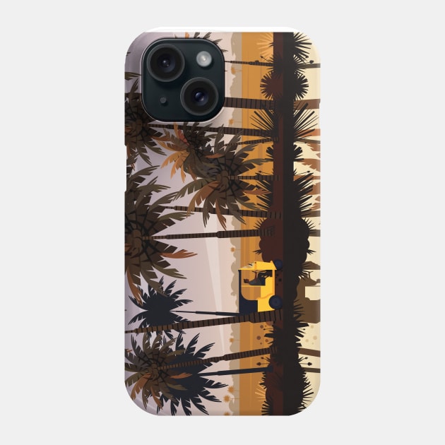 Allepey ft. Tuktuk Phone Case by jamesboast