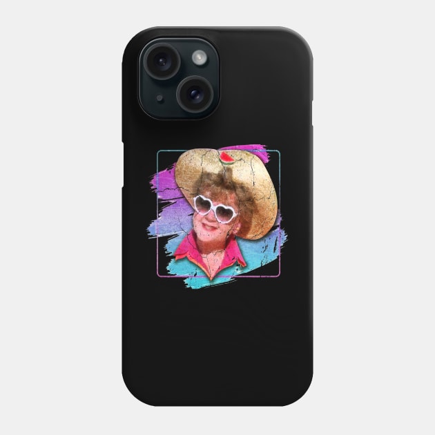 Jessica Fletcher- Retro Vintage Brush Paint Phone Case by Hursed