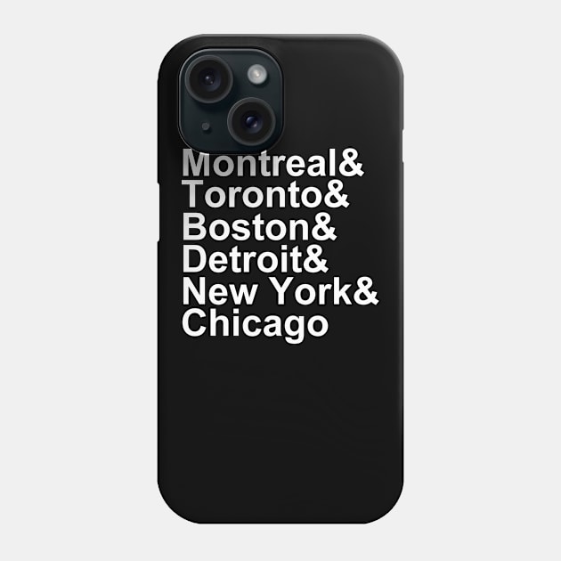 Original Six Phone Case by KThad