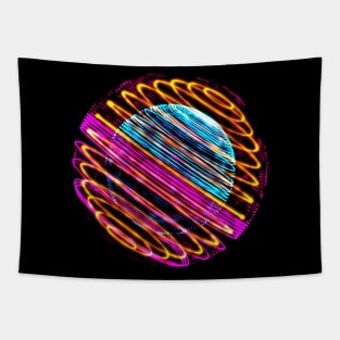 Abstact colorful spheres Tapestry