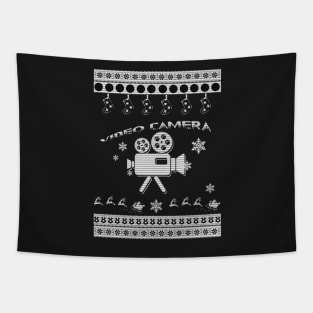 Merry Christmas VIDEO CAMERA Tapestry