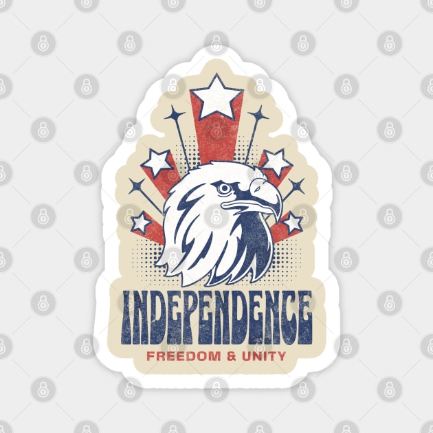 We are Free Independence day Design Magnet by TurnEffect