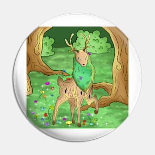 Forest Deer Pin