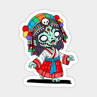 Cute Korean Zombie Magnet