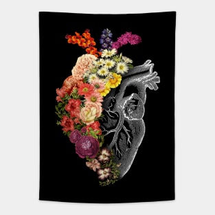 Flower Heart Spring Mothers Day by Tobe Fonseca Tapestry