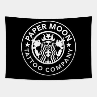 Paper Moon Tattoo Co Energy Logo Tapestry