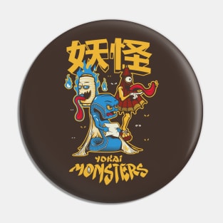 Yokai Monsters Pin