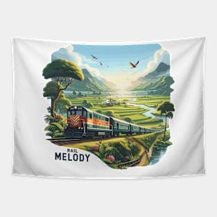 Train, Rail Melody Tapestry