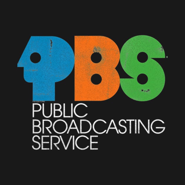 Pbs Vintage Logo Distressed