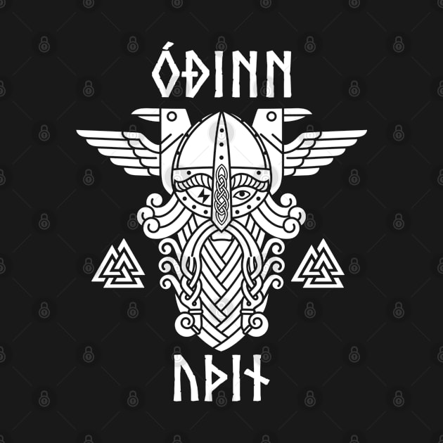 Odin valknut runes by Blue Pagan