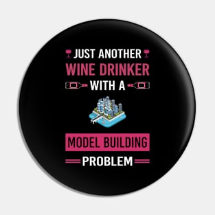 Wine Drinker Model Building Builder Pin