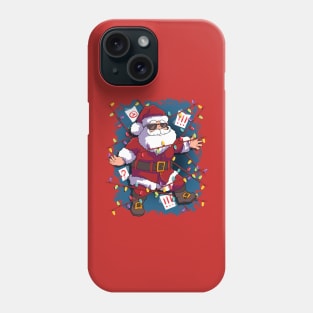 Christmas Secret Agent Spy Santa Claus Phone Case