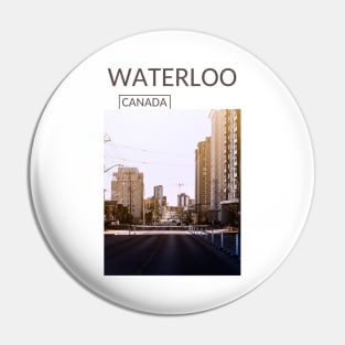 Waterloo Ontario Canada Gift for Canadian Canada Day Present Souvenir T-shirt Hoodie Apparel Mug Notebook Tote Pillow Sticker Magnet Pin