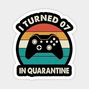 I Turned 7 In Quarantine - Birthday 2014 Gift For 7 Year Magnet