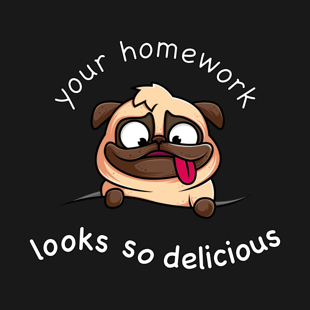 Your homework is so delicious by Whiteblackfish 