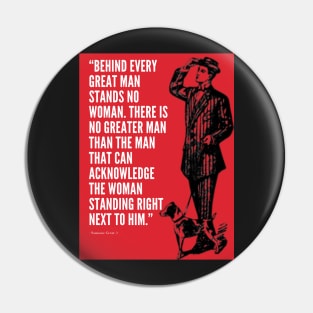 Gentleman Feminism Pin