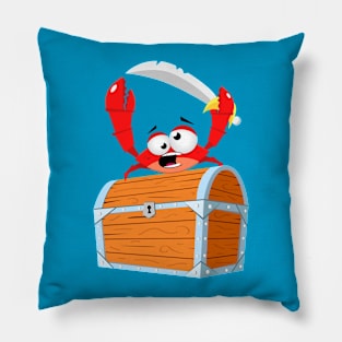 Pirate Crab Pillow