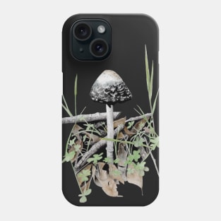 Shaggy Mane Mushroom Phone Case
