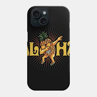 Dabbing Pineapple Aloha Sunglasses Summer Hawaii Phone Case