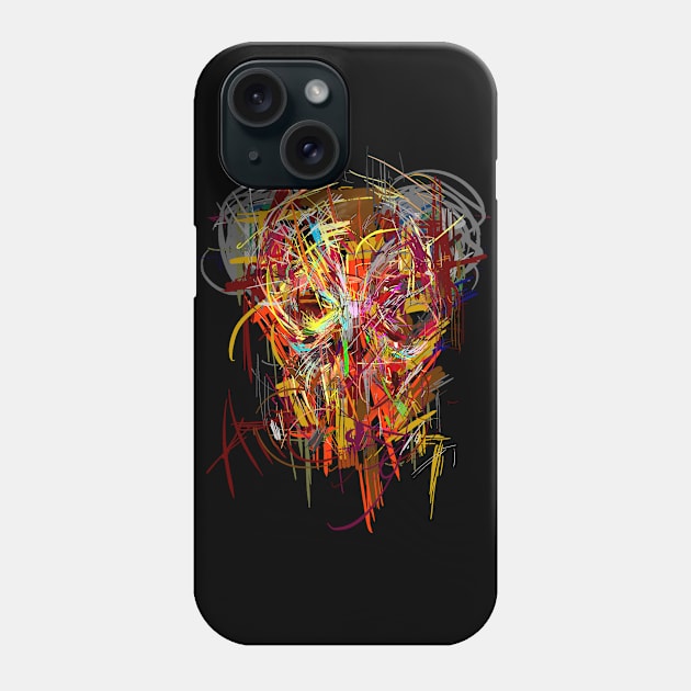 horror mask Phone Case by Nikokosmos