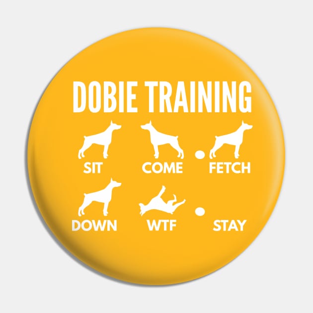 Dobie Training Doberman Pinscher Dog Tricks Pin by DoggyStyles