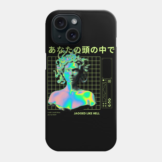 I wish I could show you my heart - vaporwave medusa Phone Case by TTWW Studios