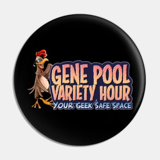 Gene Pool Variety Hour Logo Pin