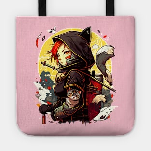 Cat Girl Ronin Tote